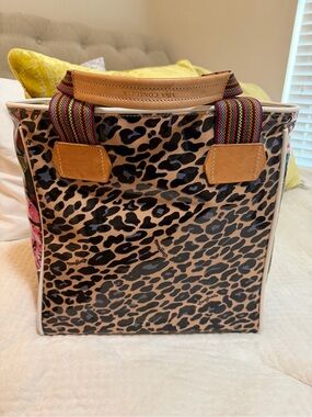 Consuela Leopard Print Mel Tote Bag